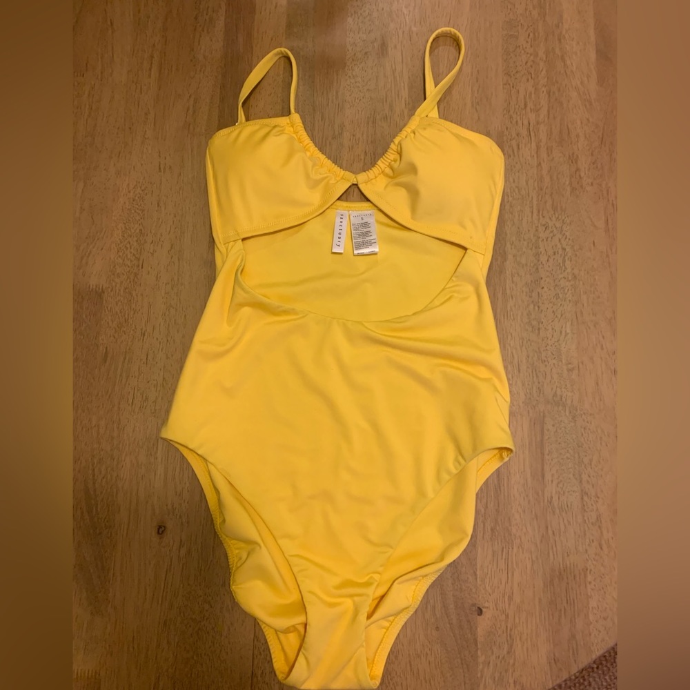Sanctuary Canary Yellow One Piece Swimsuit